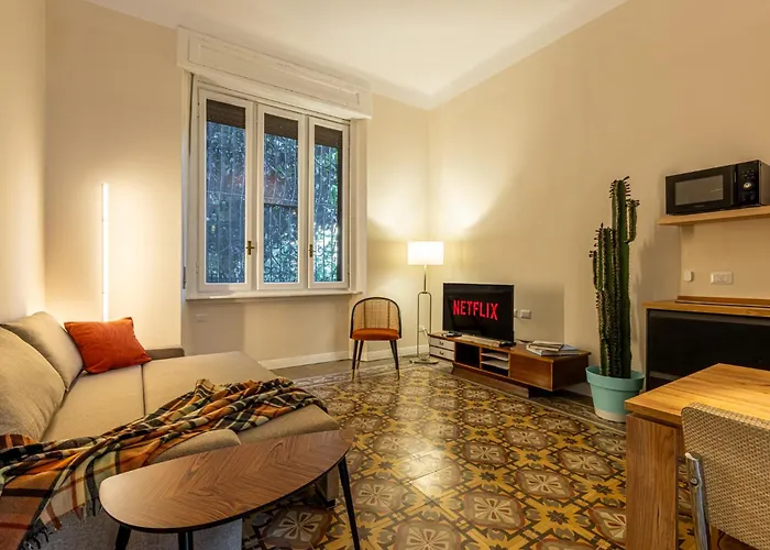 Bilocale Chic In Tropical A Due Passi Da Stazione Lejlighed Milano