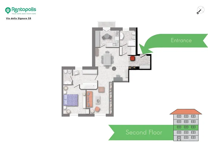Homycare Stylish With Jacuzzi & Balcony Steps From Duomo Appartement Milan