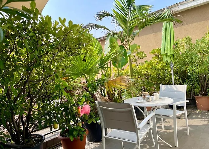Cozy With Terrace In