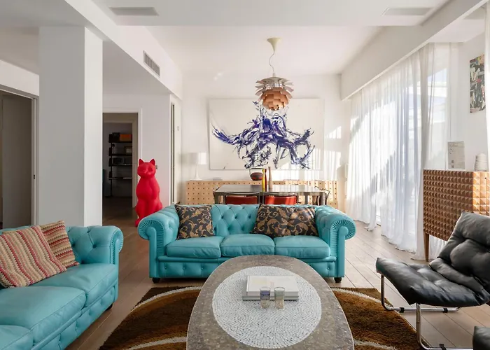 Design With Terrace, Modern And Stylish, 3 Bedrooms, 6 Guests Lejlighed *