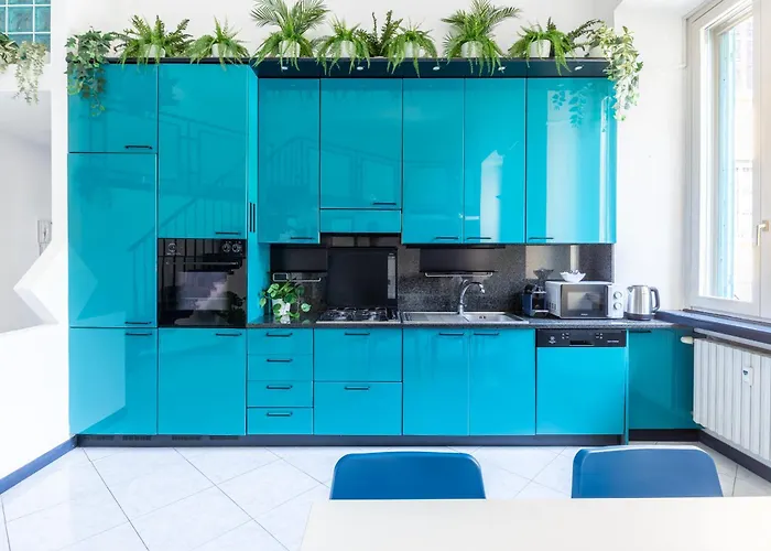 Blue Loft In The Heart Of Milan, Next To Metro Station Апартаменты
