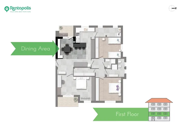 San Siro - Modern & Stylish 3 Bedroom With 2 Balconies Lotto Mm1-mm5 By Rentopolis Apartman *