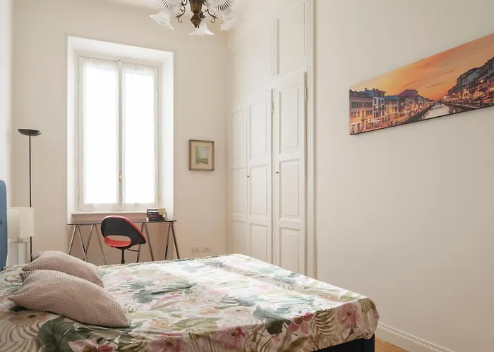 דירה Navigli Harmony Flat, Beautiful & Bright Apartment, 3 Bdr