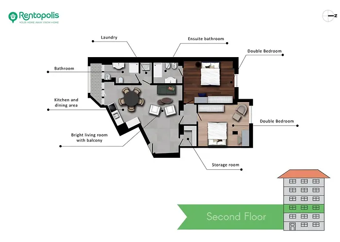 Spacious 2bdr With Balcony Arco-sempione Area, By Rentopolis Апартаменты *