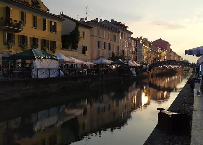 Rum i privatbostad Navigli Con Bagno Privato