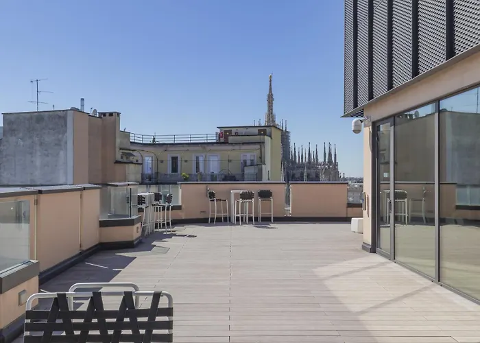 San Babila Duomo View With Shared Rooftop Terrace * ميلان