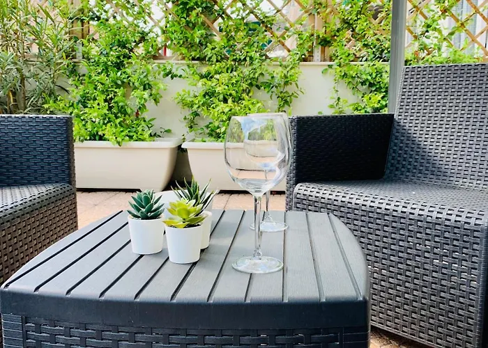 Bright Terrace In