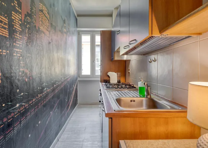 Bright And Modern 2 Double Bedrooms Bocconi דירה מילאנו