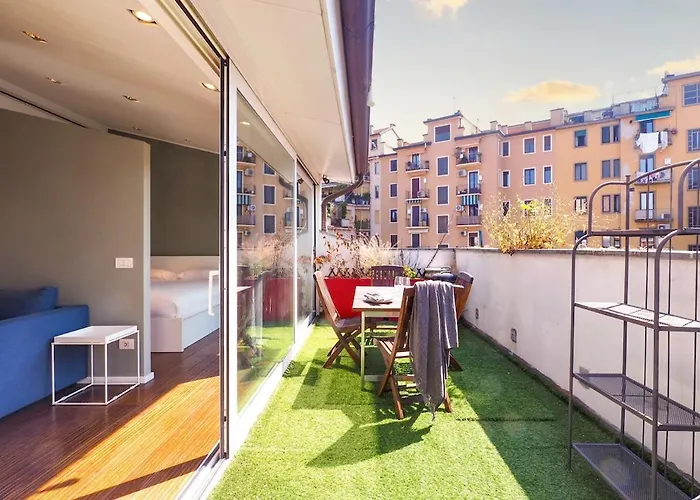 Contempora - Attic With Terrace In The Heart Of Porta Romana Апартаменты