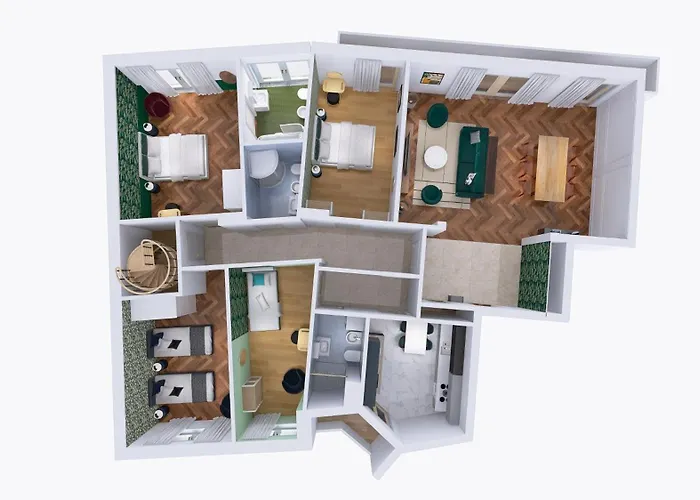 Appartement The Rent - Wonderful Multi-bedroom With Terrace In The Area Of Colonne Di San Lorenzo