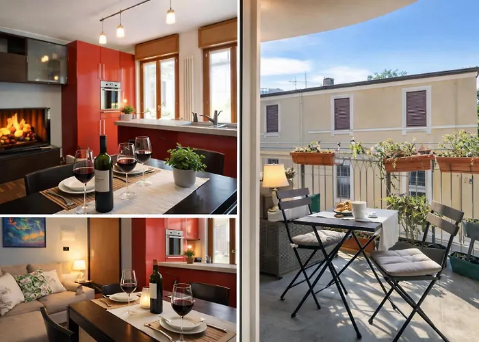 Modern With Jacuzzi, Terrace And Private Garage Apartmán Milán