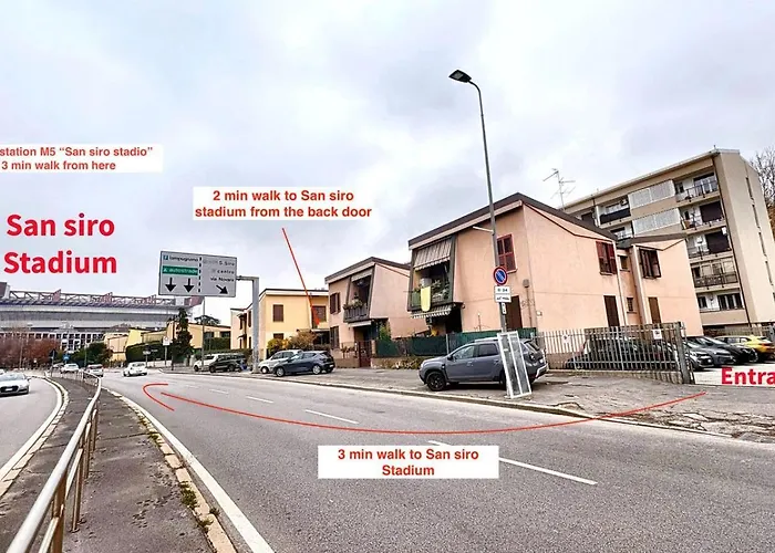 Exclusive & Cosy 3-bedroom By San Siro Stadium & Metro Guest house