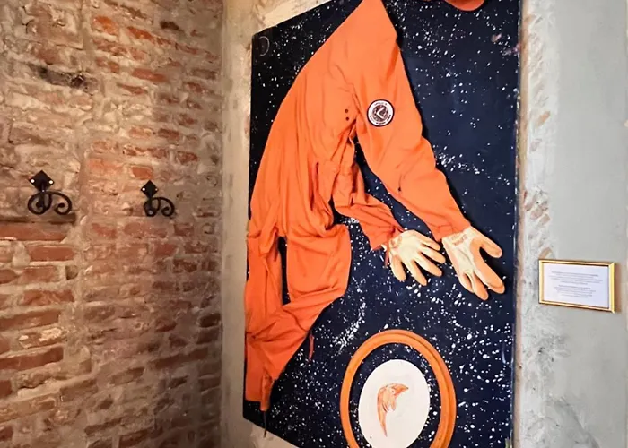 Orange Moon Vibrant Modern Luxury Loft *