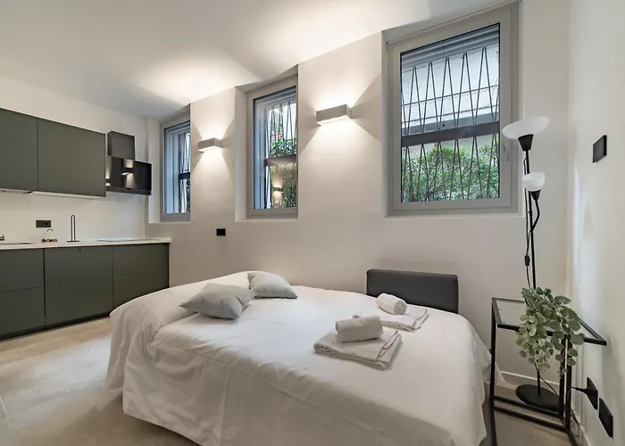 公寓 9 Min Walk From Porta Nuova, Design And Elegance