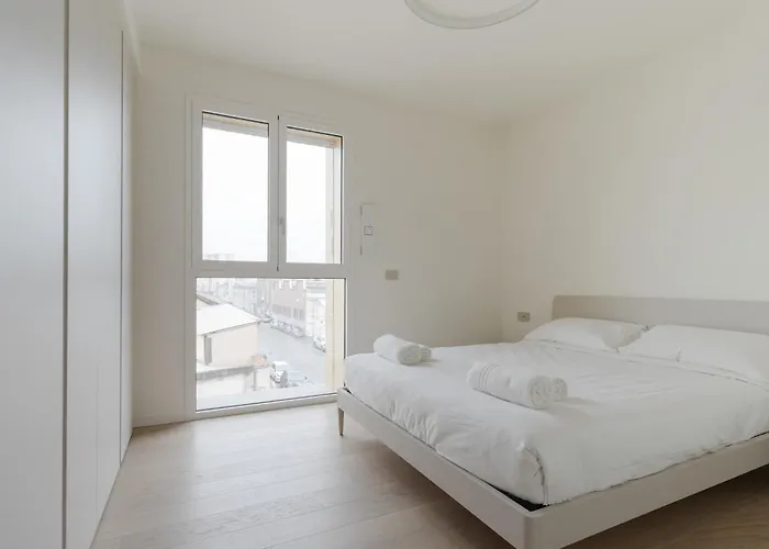 Guesthost - Lambrate Modern Flat With Terrace 아파트 *