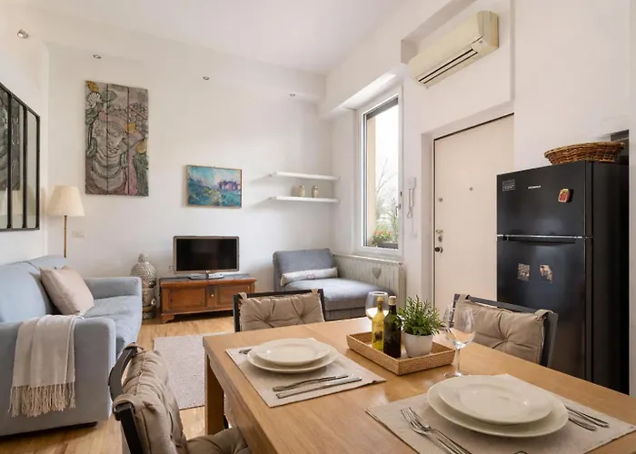 公寓 Private Parking - Stylish Navigli Loft